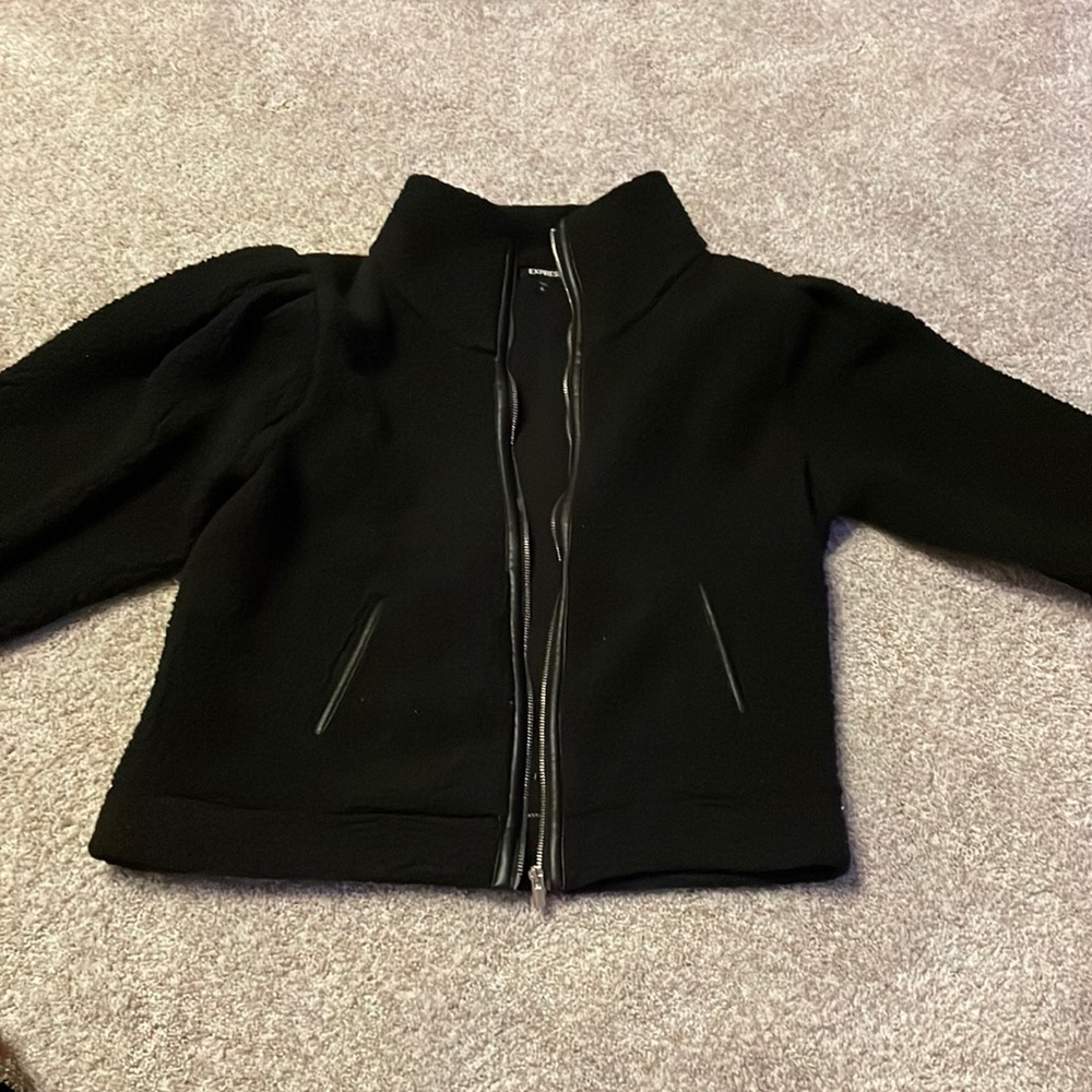 Like new express jacket with puffy sleeves
